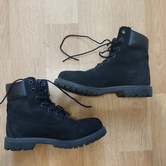 Timberland Icon 6'' Premium Insulated Boots - Women's Black Nubuck - Picture 1 of 8